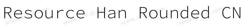 Resource Han Rounded CN Heavy字体转换